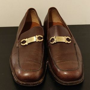 Vintage Salvatore Ferragamo Loafers Brown